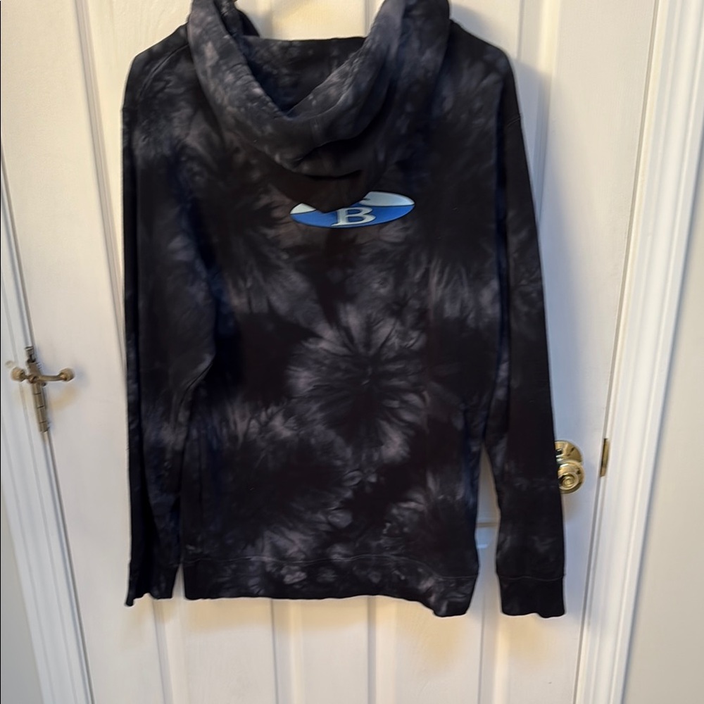 Black Tie-Dye Beachcomber Hoodie - Picture 7 of 14